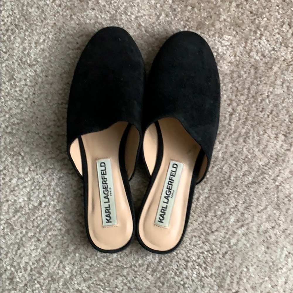 Karl Lagerfeld Paris Rounded Toe Mule